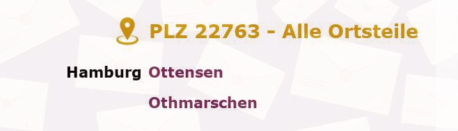 Postleitzahl 22763 Hamburg - Alle Orte und Ortsteile