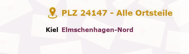 Postleitzahl 24147 Klausdorf, Schleswig-Holstein - Alle Orte und Ortsteile