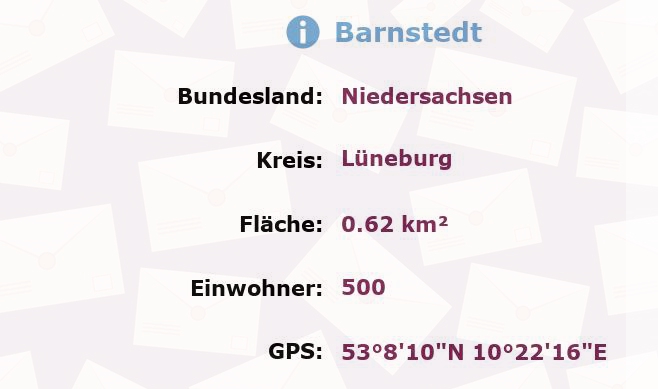 1 Postleitzahl in Barnstedt, Niedersachsen