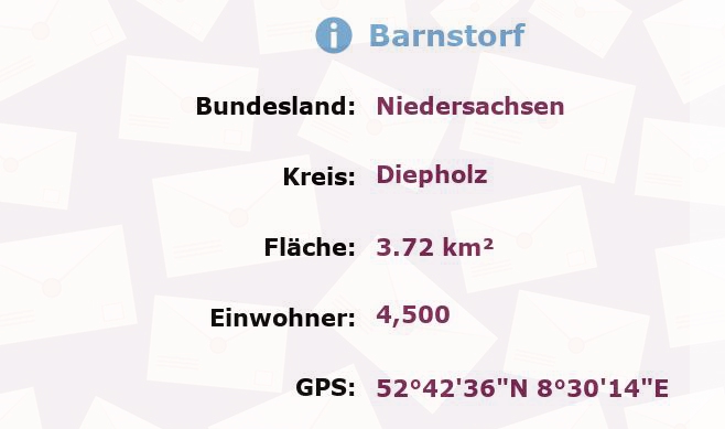 1 Postleitzahl in Barnstorf, Niedersachsen