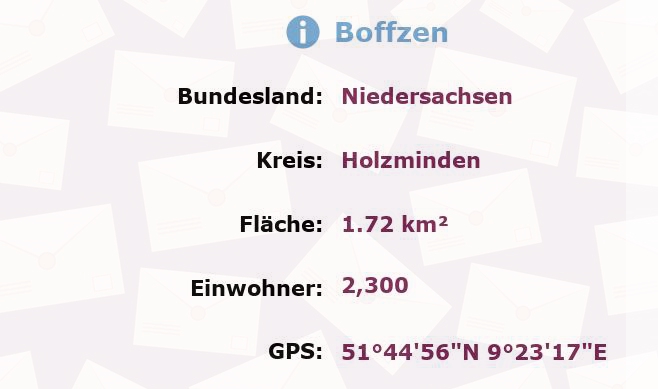 1 Postleitzahl in Boffzen, Niedersachsen