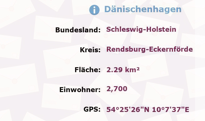 1 Postleitzahl in Dänischenhagen, Schleswig-Holstein