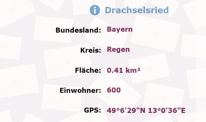 1 Postleitzahl in Drachselsried, Bayern