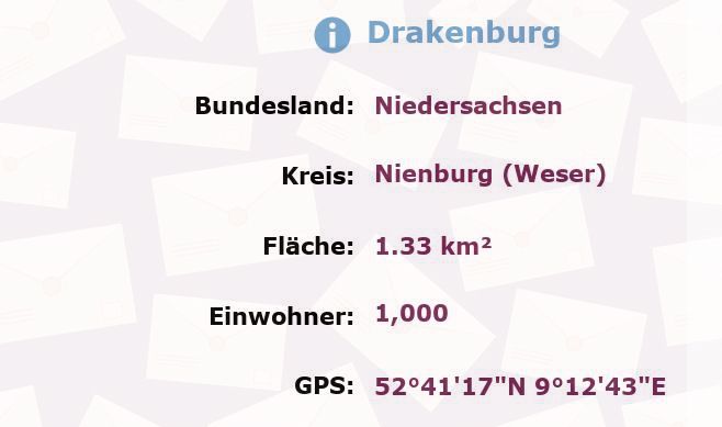 1 Postleitzahl in Drakenburg, Niedersachsen