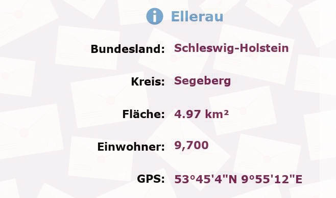 1 Postleitzahl in Ellerau, Schleswig-Holstein