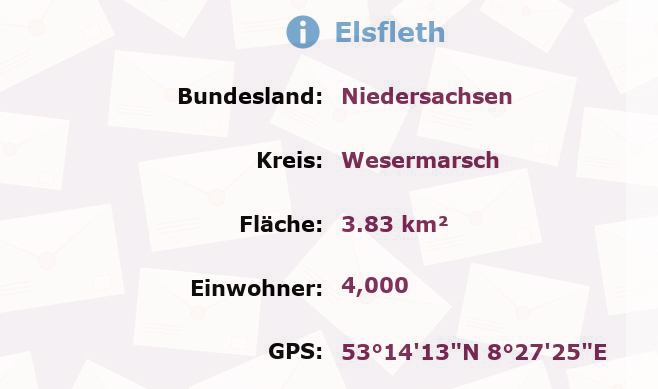 1 Postleitzahl in Elsfleth, Niedersachsen