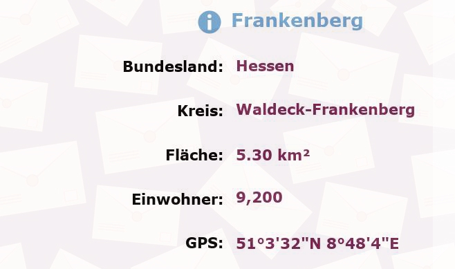 1 Postleitzahl in Frankenberg, Hessen