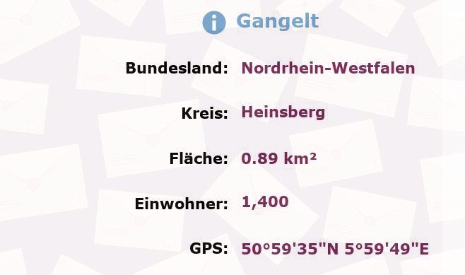 1 Postleitzahl in Gangelt, Nordrhein-Westfalen