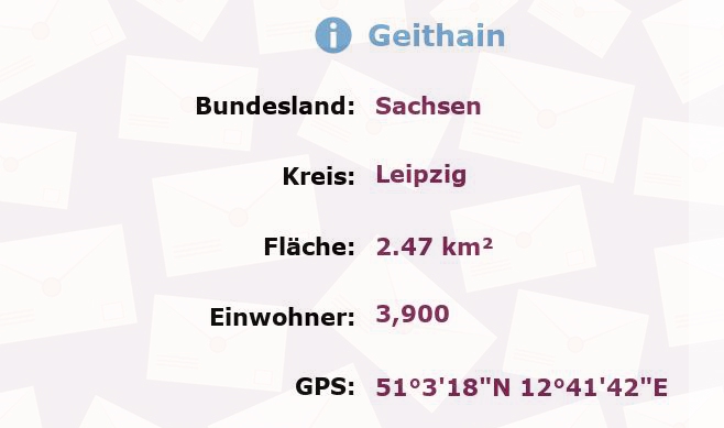 1 Postleitzahl in Geithain, Sachsen