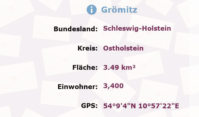 1 Postleitzahl in Grömitz, Schleswig-Holstein