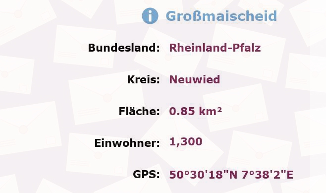 1 Postleitzahl in Großmaischeid, Rheinland-Pfalz