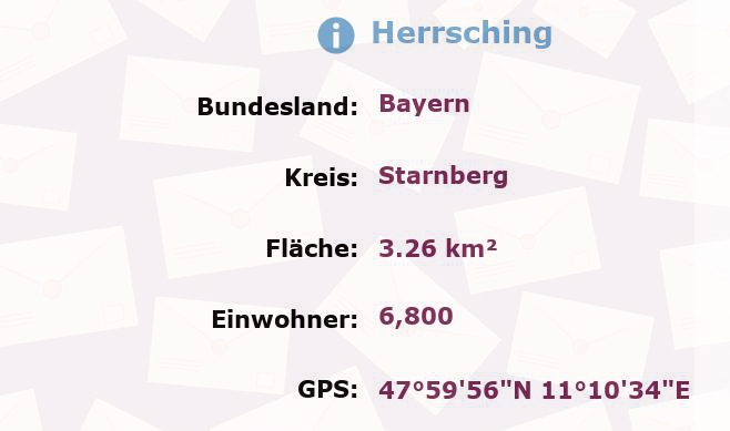 2 Postleitzahlen in Herrsching, Bayern