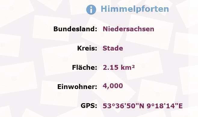 1 Postleitzahl in Himmelpforten, Niedersachsen