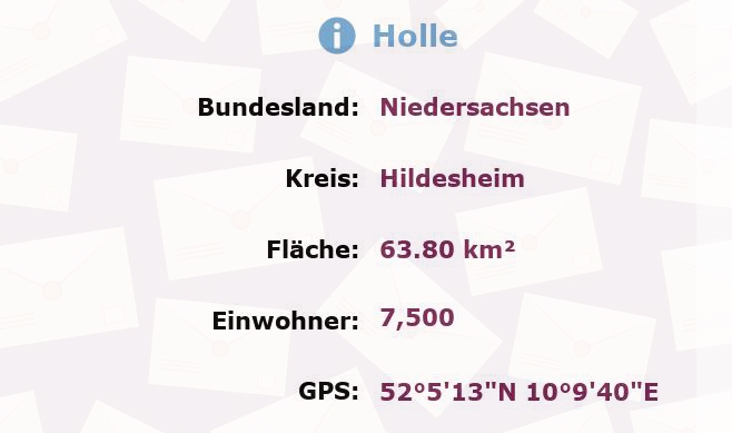 1 Postleitzahl in Holle, Niedersachsen