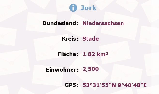 1 Postleitzahl in Jork, Niedersachsen