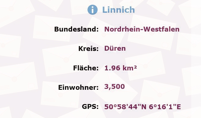 1 Postleitzahl in Linnich, Nordrhein-Westfalen