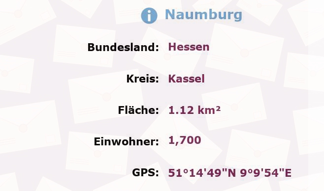 1 Postleitzahl in Naumburg, Hessen