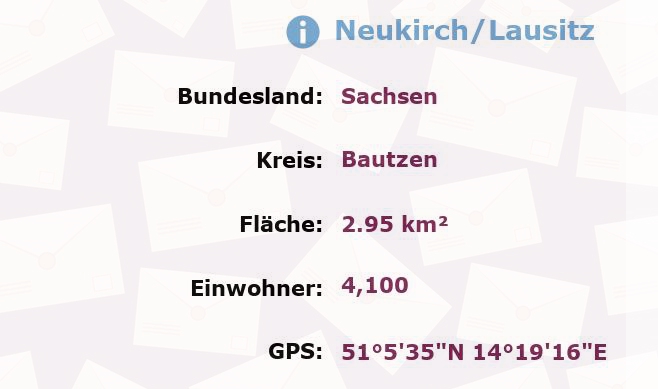 1 Postleitzahl in Neukirch/Lausitz, Sachsen