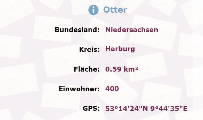 1 Postleitzahl in Otter, Niedersachsen