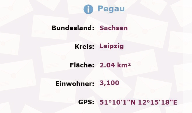 1 Postleitzahl in Pegau, Sachsen