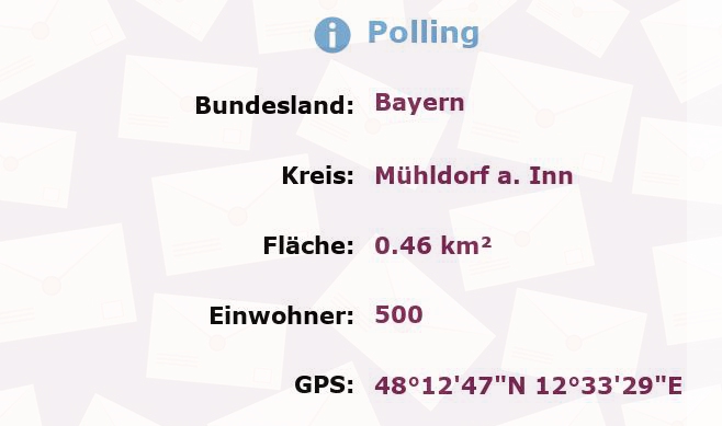 1 Postleitzahl in Polling, Bayern