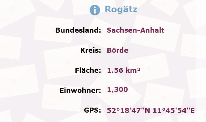 1 Postleitzahl in Rogätz, Sachsen-Anhalt