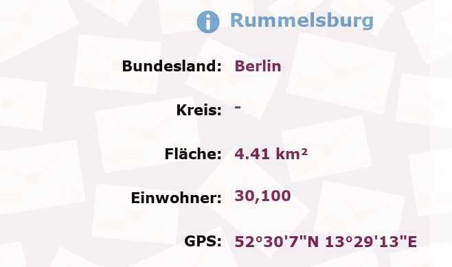 2 Postleitzahlen in Rummelsburg, Berlin