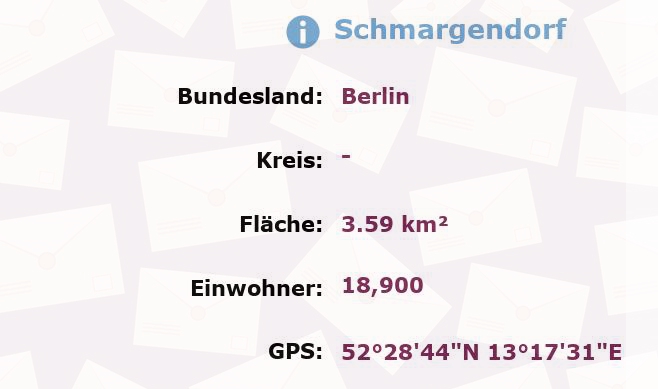 1 Postleitzahl in Schmargendorf, Berlin