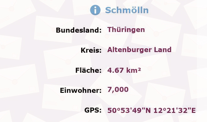 1 Postleitzahl in Schmölln, Thüringen