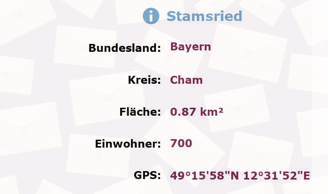 1 Postleitzahl in Stamsried, Bayern