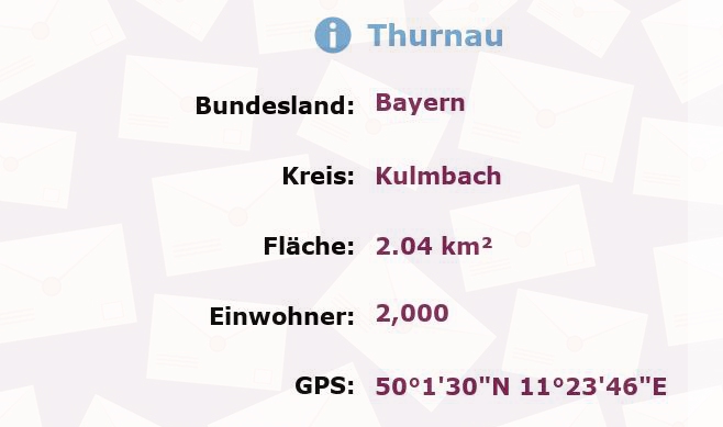 1 Postleitzahl in Thurnau, Bayern