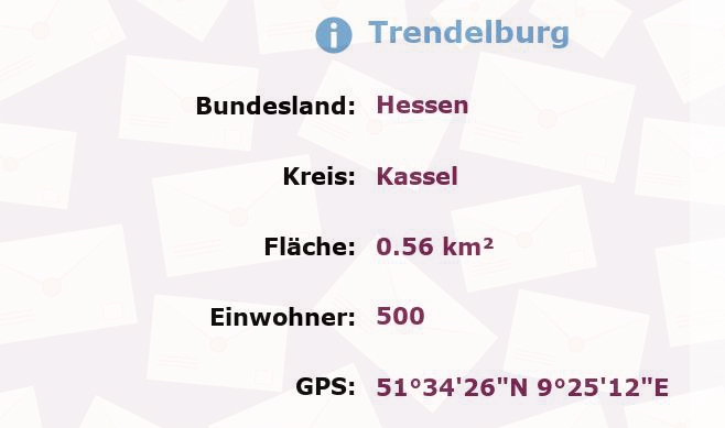 1 Postleitzahl in Trendelburg, Hessen