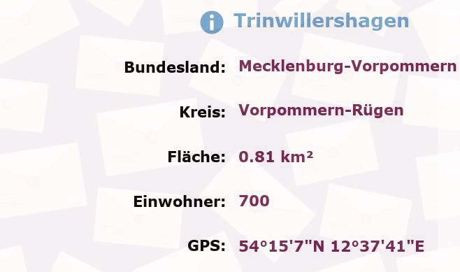 1 Postleitzahl in Trinwillershagen, Mecklenburg-Vorpommern