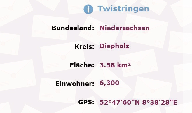 1 Postleitzahl in Twistringen, Niedersachsen