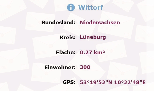 1 Postleitzahl in Wittorf, Niedersachsen